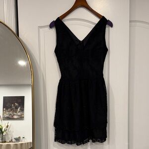 Elegant Black Lace Dress